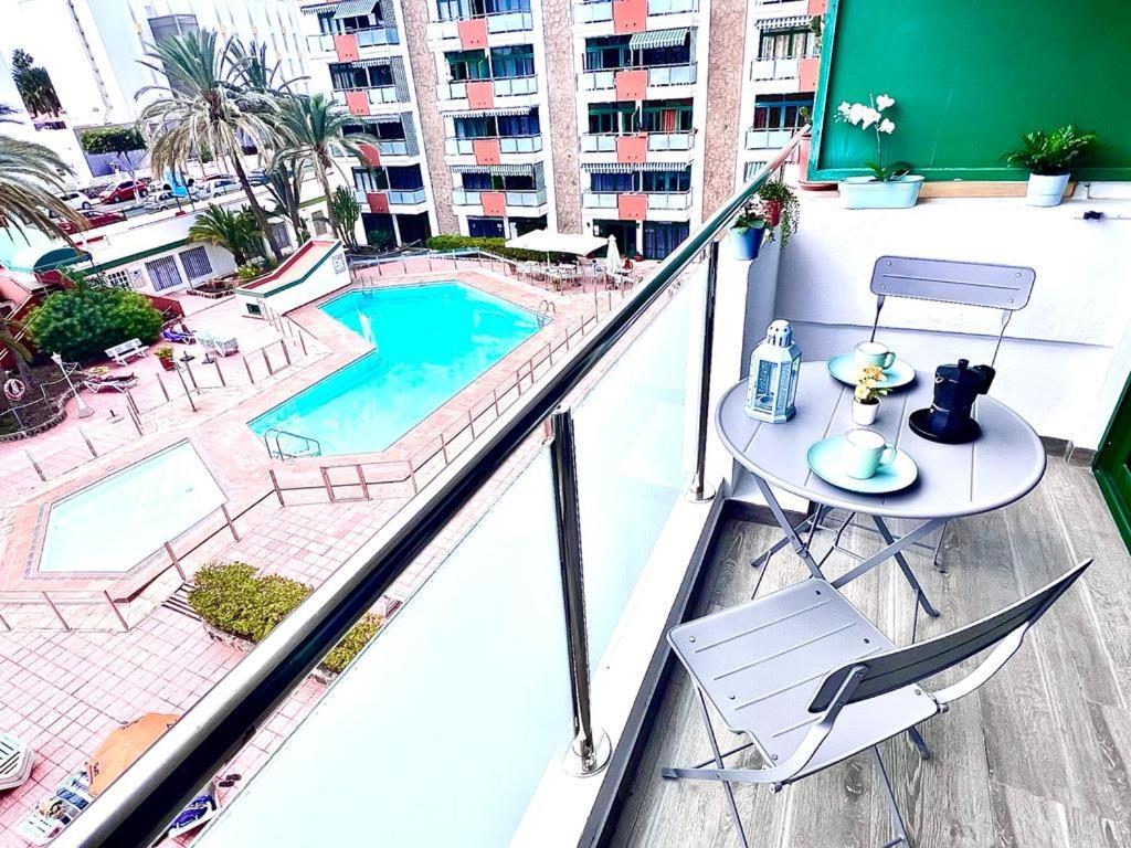 Fm Beach Home - Renovated Apartment With Swimming Pool Near Maspalomas Dunes & Beach Playa del Ingles  Exterior photo