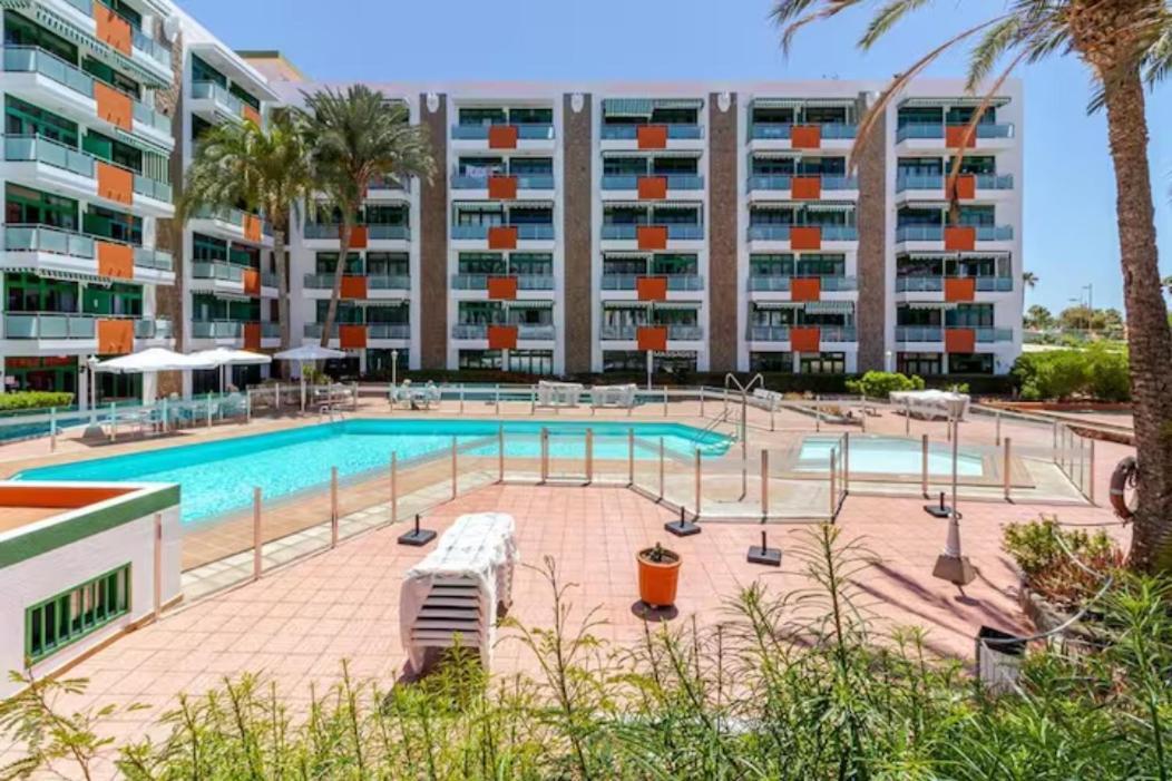 Fm Beach Home - Renovated Apartment With Swimming Pool Near Maspalomas Dunes & Beach Playa del Ingles  Exterior photo